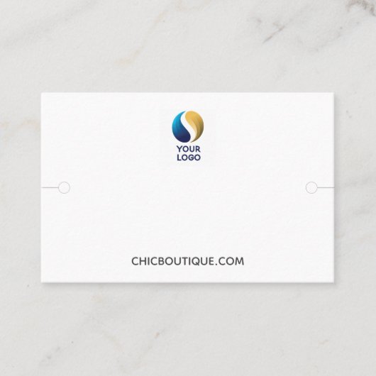 Carte De Visite Porte-Bracelet Ajouter Votre Logo (Devant)