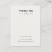 Carte De Visite Porte-collier Abstrait Arc Retro (Dos)