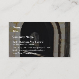 Carte De Visite Porte dans la vieille abbaye