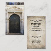 Carte De Visite porte de fer (Devant / Derrière)