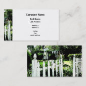 Carte De Visite Porte de jardin (Devant / Derrière)