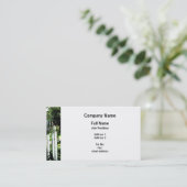 Carte De Visite Porte de jardin (Debout devant)