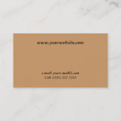 Carte De Visite Porte de jardin orientale (Dos)