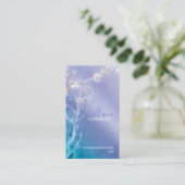 Carte De Visite Porte de l'aube Imaginaire bleu n violet (Debout devant)