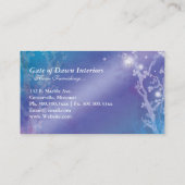 Carte De Visite Porte de l'aube Imaginaire bleu n violet (Dos)
