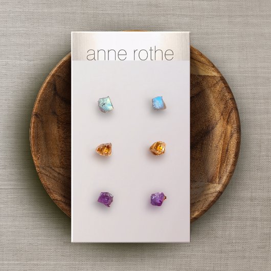 Carte De Visite Porte-écran à trois étoffes