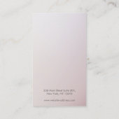 Carte De Visite Porte-écran à trois étoffes (Dos)