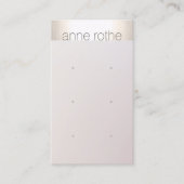 Carte De Visite Porte-écran à trois étoffes (Devant)