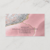 Carte De Visite Porte en marbre rose (Dos)