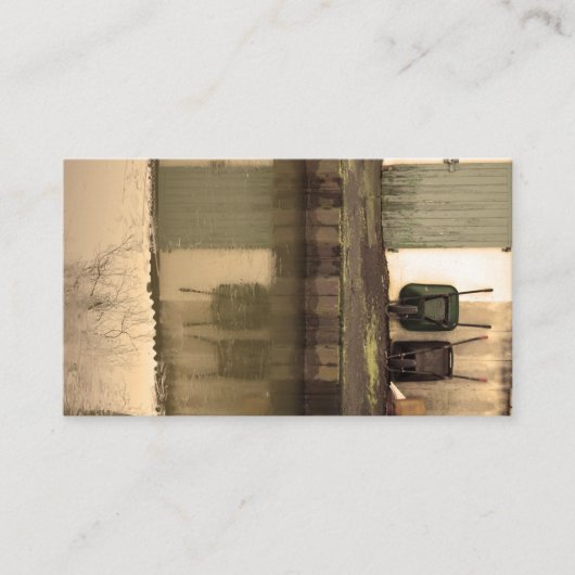 Carte De Visite Porte et écorces (Devant)