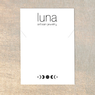 Carte De Visite Porte-étendard bracelet de la phase lune