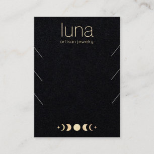Carte De Visite Porte-étendard de collier de lune Phase 3
