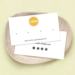 Carte De Visite Porte-logo 4 Trous Équipé D'Un Porte-logo Personna