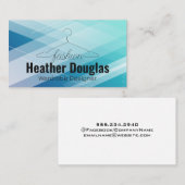 Carte De Visite Porte-manteaux | Mode | Concepteur de garde-robe (Devant / Derrière)