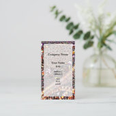 Carte De Visite Porte-monnaie victorienne perlée (Debout devant)