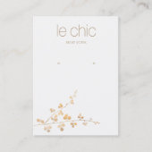 Carte De Visite Porte-oreille à main Gold Branch (Devant)