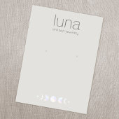 Carte De Visite Porte-oreille Boho Moon Phase