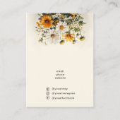 Carte De Visite Porte-oreille et collier de logo (Dos)