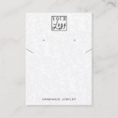 Carte De Visite Porte-oreille et collier de logo (Devant)