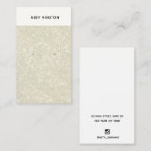 Carte De Visite Porte-oreille Parties scintillant or Glam (Devant / Derrière)