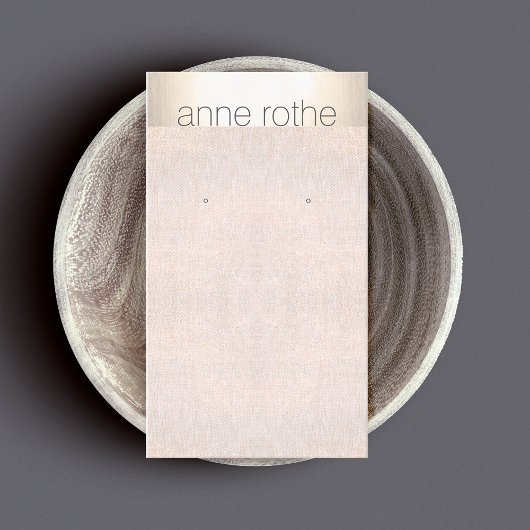 Carte De Visite Porte-oreille simple et élégant
