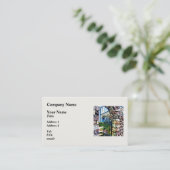 Carte De Visite Porte ouverte (Debout devant)