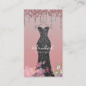 Carte De Visite Porte-vêtement Robe Mode Boutique Paillement qui D (Devant)