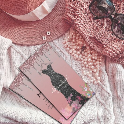 Carte De Visite Porte-vêtement Robe Mode Boutique Paillement qui D