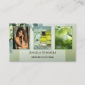 Carte De Visite Portefeuille Bio Beauté Naturelle (Devant)