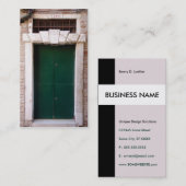 Carte De Visite portes de venise, italie (Devant / Derrière)