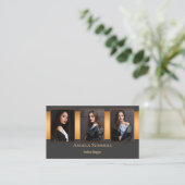 Carte de visite Portfolio Lifestyle Mode (Debout devant)