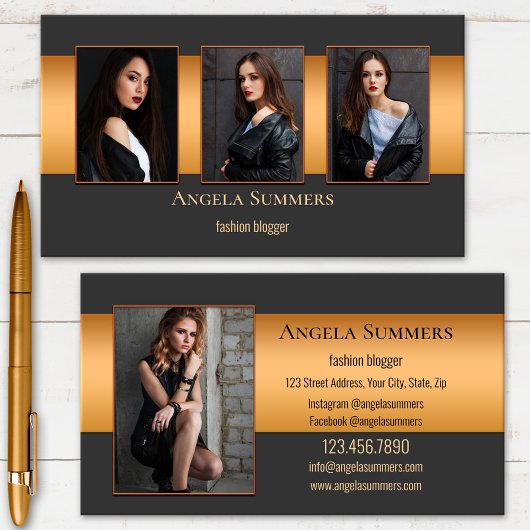 Carte de visite Portfolio Lifestyle Mode