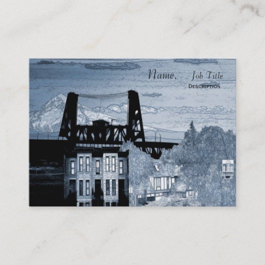 Carte de visite Portland (Devant)