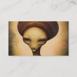 Carte De Visite Portrait Alien antique