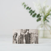 Carte De Visite Portrait de Crazy Horse (Debout devant)