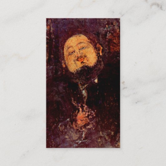 Carte De Visite Portrait de Diego Rivera d'artiste peint par (Devant)