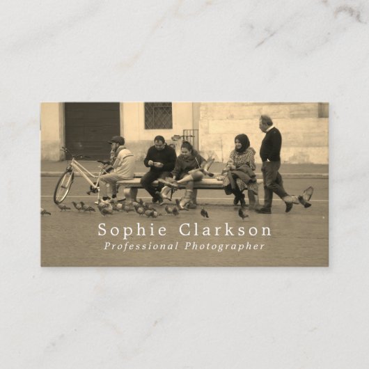 Carte De Visite Portrait de foule, Photographe, Photographie (Devant)