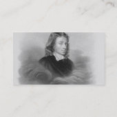 Carte De Visite Portrait de John Milton (1608-74) gravé par (Dos)