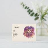 Carte De Visite PORTRAIT DE LA CUISINE, blanc (Debout devant)