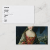 Carte De Visite Portrait de Louise-Hippolyte (1687-1731), (Devant / Derrière)