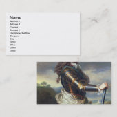 Carte De Visite Portrait de Philippe d'Orléans (1674-1723) (huile (Devant / Derrière)