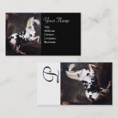 Carte De Visite Portrait d'un Monogramme Pie (Devant / Derrière)