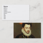 Carte De Visite Portrait d'un noble 2 (Devant / Derrière)