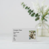 Carte De Visite Portrait formel de chien de prairie (Debout devant)