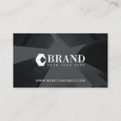 Carte De Visite Portrait & Logo photo professionnel moderne (Dos)