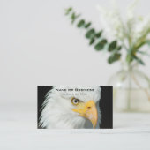 Carte De Visite Portrait Majestic Bald Eagle (Debout devant)