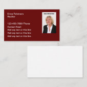 Carte De Visite Portrait professionnel en gros budget (Devant / Derrière)