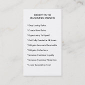 Carte de visite - portrait standard (Dos)