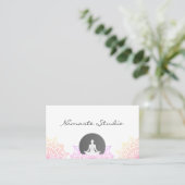 Carte De Visite Pose assise Namaste Yoga (Debout devant)