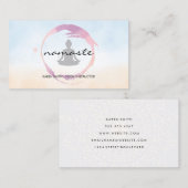 Carte De Visite Pose assise Yoga | Méditation (Devant / Derrière)